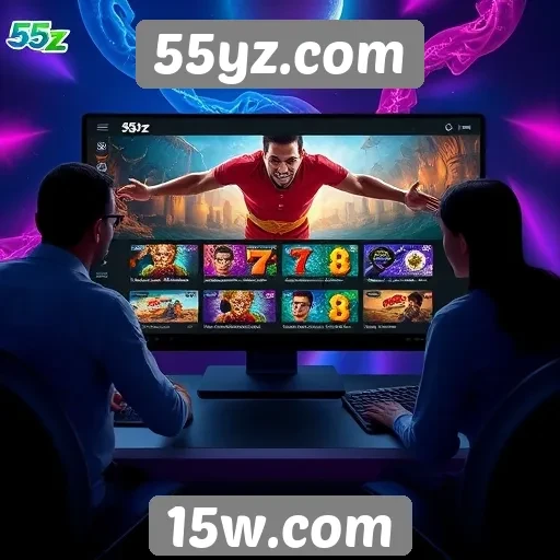 Experiência de usuário no site 55yz.com